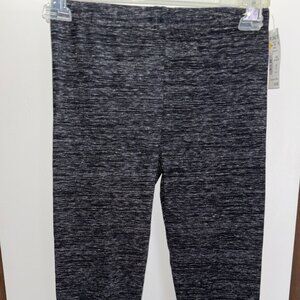 SO Perfect Legging Girls XS Black Heather Stretch Capri Leggings NWT